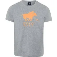 Polo Sylt Print-Shirt mit gedrucktem Logo-Symbol