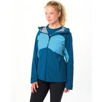 VAUDE Regenjacke WOMEN'S SIMONY 2,5L JACKET V mit Kapuze, wasserdicht, winddicht, atmungsaktiv, Regular Fit, Langarm
