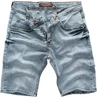 Rock Creek Jeansshorts Herren Shorts Denim Hellblau RC-2136