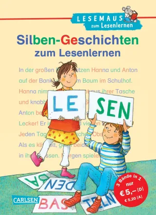 LESEMAUS zum Lesenlernen Sammelbände: Silben-Geschichten zum Lesenlernen: Extra Lesetraining - Lesetexte mit farbiger Silbenmarkierung