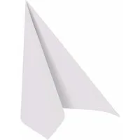 PAPSTAR Papierserviette 50 Servietten weiß 1-lagig 20,0 x20,0 cm