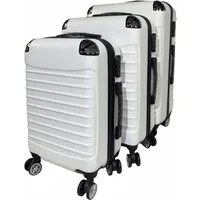 HTI-Living Kofferset 3-teiliges Hartschalen-Kofferset Wave, 4 Rollen, (Set, 3 Koffer in verschiedenen Größen), 20" 24" 28"