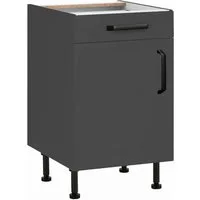 wiho Küchen Unterschrank Simi Soft-Close-Funktion in Schubkästen und Auszügen, verstellbare Füße