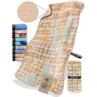 NirvanaShape Strandtuch Reise Handtuch Strandtuch XXL - Strandhandtuch, Mikrofaser Badetuch
