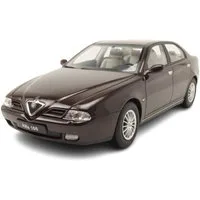 Triple9 Modellauto Alfa Romeo 166 1999 schwarz metallic, Maßstab 1:18