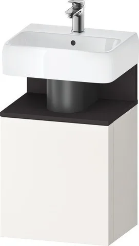 Duravit Qatego Waschtischunterbau wandhängend Weiß Supermatt 440x350x645 mm - QA4076L80840000 QA4076L80840000