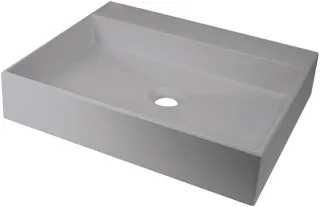 Neuesbad Aufsatzwaschbecken, Grau Metallic, 500x400MM NB1DECQRSU5S1