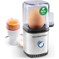 GOURMETmaxx Eierkocher Elektrischer Design Eier Kocher, Anzahl Eier: 1 St., 3 Härtegrade inkl. Messbecher und Eipicker