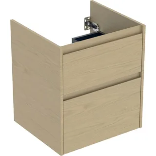Geberit Ersatzteile Unterschrank für Möbelwaschtisch, 2 Schubladen B:55cm, Eiche natur, 246350PS1 246350PS1
