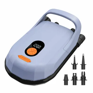 AIRBANK 20PSI High Pressure SUP Air Pump for Inflatable Stand Up Paddle Boards, Boats,Kayak,12V DC Car Connector Automat