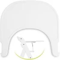 Hauck Hochstuhlaufsatz Click Tray - Weiss, Einklick Essbrett & Tisch für Hochstuhl Alpha+ Beta+