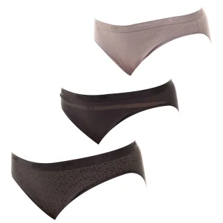Pack-3 Höschen Slips Coton Strech D4C17 Frau