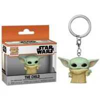 Stelby Schlüsselanhänger Merchandise Figur, Sammelfigur Schlüsselanhänger The Child, Star Wars Figur mit Geschenkbox