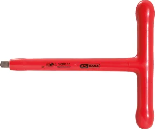 KS Tools 3/8" T-Griff-Aufsteckschlüssel mit Schutzisolierung, 200mm - 117.3820