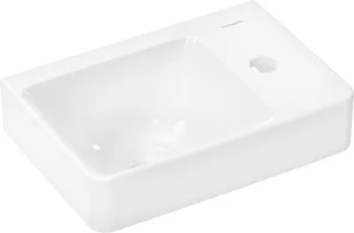 Hansgrohe Handwaschbecken Xelu Q 360x250 mm m.Ablage rechts,Hahnloch o.Überlauf weiß, 60314450 60314450