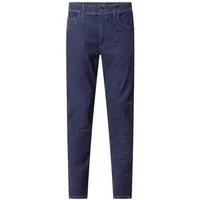 Pioneer Authentic Jeans 5-Pocket-Jeans PIONEER AUTHENTIC JEANS Herren Straight Leg Jeans Rando Megaflex - Regular Fit - normaler Beinverlauf - Blue Stretch Denim