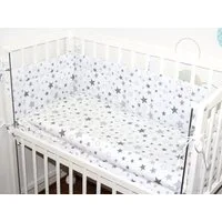 Primawela Beistellbett Baby Bettwäsche für Beistellbett mit Nestchen Spannbettlaken 6 teilig