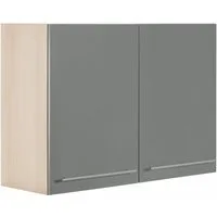 OPTIFIT Hängeschrank Bern Breite 100 cm, 70 cm hoch, 2 Türen, mit Metallgriffen