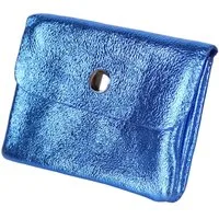 MIRROSI Mini Geldbörse Kleines Mittelgroßes Portemonnaie MADE IN ITALY Echtleder (11x8x2cm BxHxT), viele tolle Trendfarben zur Auswahl, leicht