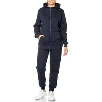 L.gonline Freizeitanzug Damen Jogging-ANZUG X240, Prime (Kapuzenjacke mit Reißverschluss, Hose, 2-tlg), Fitness Freizeit Casual