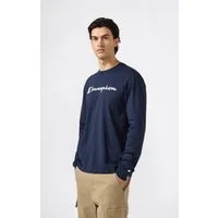 Champion T-Shirt BASICS Long-Sleeve T-Shirt Large Logo Langarm-Design, sportlicher Stil, aus Baumwolle