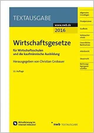Wichtige Wirtschaftsgesetze (NWB Textausgabe)