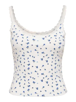 ONLY - ONLFENJA LACE TANK TOP BOX JRS Cloud Dancer - Gr. - L
