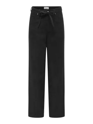 ONLY - ONLBLEECKER-YLVA LIFE LOOSE FAUX SUE PNT Black - Gr. - 32