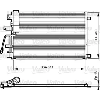 Valeo Klimakondensator Nissan Qashqai 1 2,0 814010
