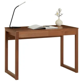 Idimex Schreibtisch, Kastanien, Holz, Holz, Kiefer, Mode, Rechteckig, 54x75x110 cm, FSC Mix, Arbeitszimmer, Schreibtische, Bürotische