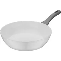 GSW Schmorpfanne Fiona, Aluminium (1-tlg), weiß mit Softtouch-Griff kratzfeste ILAG® CERAMICVeredelung, Induktion