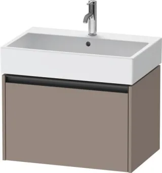 Duravit Ketho.2 Waschtischunterbau wandhängend Basalt Matt 684x460x440 mm - K25076043430000 K25076043430000