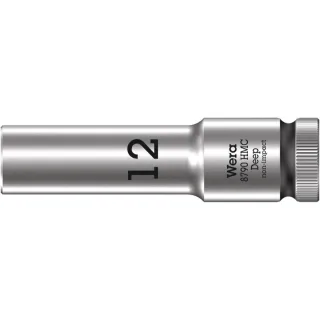 Wera 8790 HMC Deep Steckschlüsseleinsatz mit 1/2"-Antrieb Schwarz - 05004552001