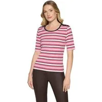 Betty Barclay Kurzarmshirt Damen mit Rippenstruktur (1-tlg)