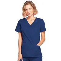 Cherokee Funktionsbluse Core Stretch Damenkasack mit Wickeloptik