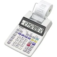 Sharp Taschenrechner Sharp EL-1750V Druckender Tischrechner Weiß Display (Stellen): 12 bat
