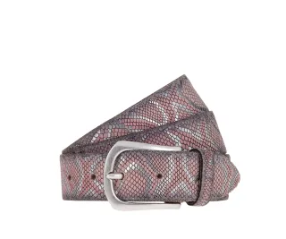 B.BELT - Sabia - 35 mm Gürtel rosa-silber - Gr. - 90