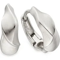 Firetti Paar Creolen Schmuck, Geschenk, Creolen Silber rhodiniert