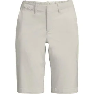 Chino-Bermudas für Damen in Plus-Größe, Damen, size: plus, Beige, Elasthan/Baumwoll-Mischung, by Lands' End