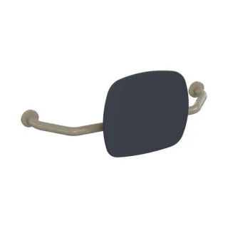 Hewi 801 Rückenstütze 801.51.917286 Wandabstand 230mm, Lehne anthrazitgrau, sand