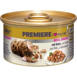 PREMIERE Royal Ragout Nassfutter Katze Adult Huhn 36x85 g