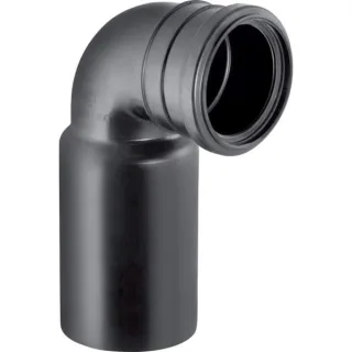 Geberit PE Wand-WC-Bogen 90 Gr DN100/90 für GIS / Duofix 367070161