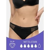 Nur Die Periodenslip Alles Geregelt Spitze mittelstark Menstruationsunterwäsche wiederverwendbar