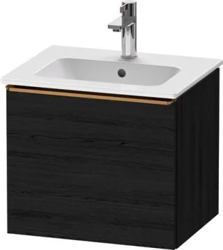 Duravit D-Neo Waschtischunterbau wandhängend Eiche Schwarz Matt 510x402x440 mm - DE4260004160000 DE4260004160000