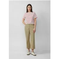 s.Oliver 7/8-Hose Hose High-Rise-Culotte aus Baumwollstretch mit Bügelfalten