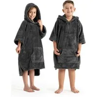 OTTO home Badeponcho Lillou, für Kinder, ideal für Urlaub oder im Schwimmbad, Midilänge, Microfaser, Kapuze, weich und kuschelig, Fleece, plüsch, Surfponcho