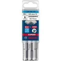 EXPERT Hammerbohrer SDS-plus-7X, Ø 6mm, 10 Stück Arbeitslänge 50mm