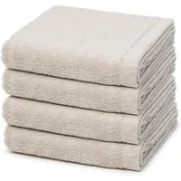 Cawö Handtuch Set Lifestyle, Walkfrottee (Spar-Set, 4-St), 4 X Handtuch im Set - Baumwolle - Saugstark