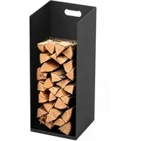 Jürgen Westerholt GmbH Kaminholzregal Kaminholz- und Brikettregal LORE, BxTxH:30x30x75 cm, (Brennholzregal mit geschlossenen Seiten), Feuerholzablage Brikettablage