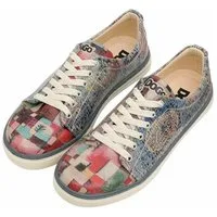 DOGO Classic Schnürsneaker Mini Mosaic Damen Sneaker Sneaker Handgefertigt